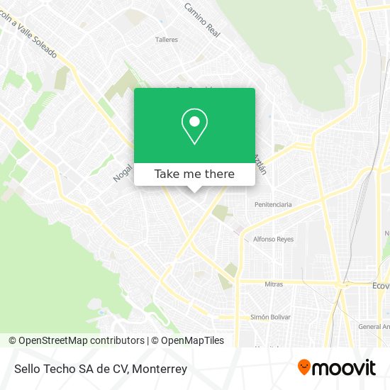 Mapa de Sello Techo SA de CV