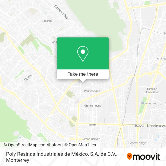 Poly Resinas Industriales de México, S.A. de C.V. map