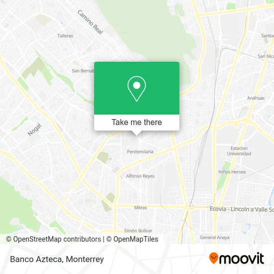 Banco Azteca map