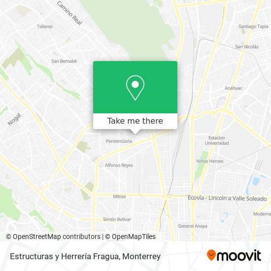 Mapa de Estructuras y Herrería Fragua