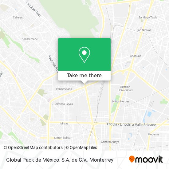 Global Pack de México, S.A. de C.V. map