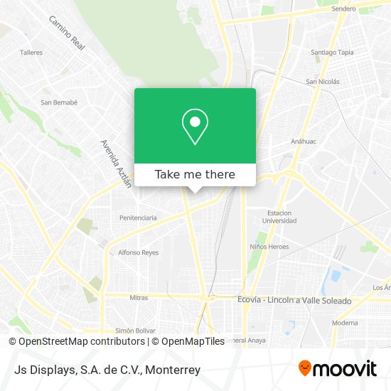 Js Displays, S.A. de C.V. map
