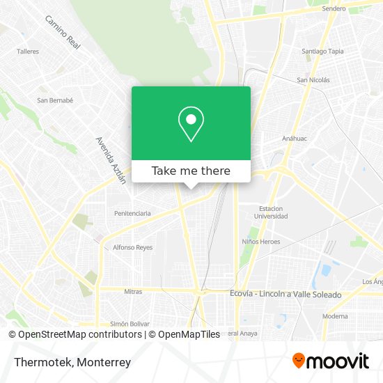 Mapa de Thermotek