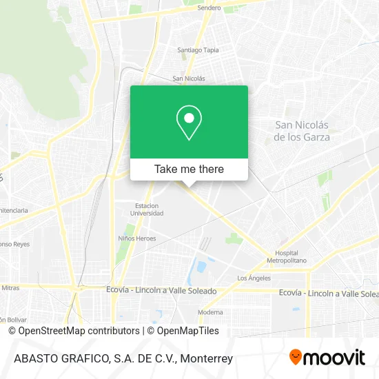 Mapa de ABASTO GRAFICO, S.A. DE C.V.