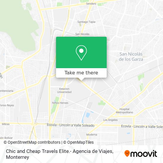 Chic and Cheap Travels Elite.- Agencia de Viajes map