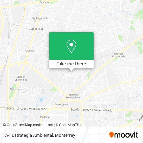 A4 Estrategia Ambiental map