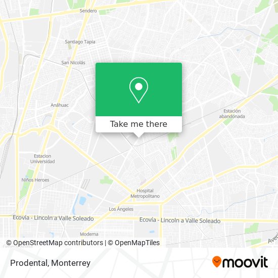 Mapa de Prodental