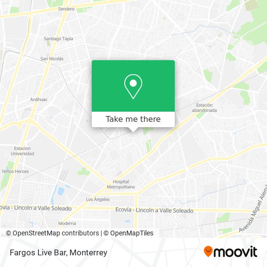 Fargos Live Bar map