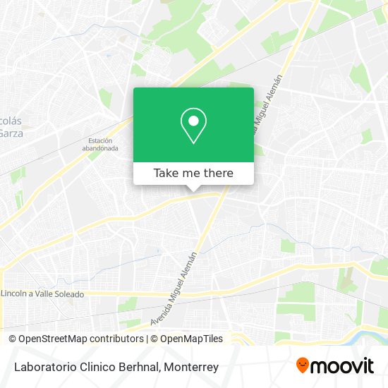 Laboratorio Clinico Berhnal map