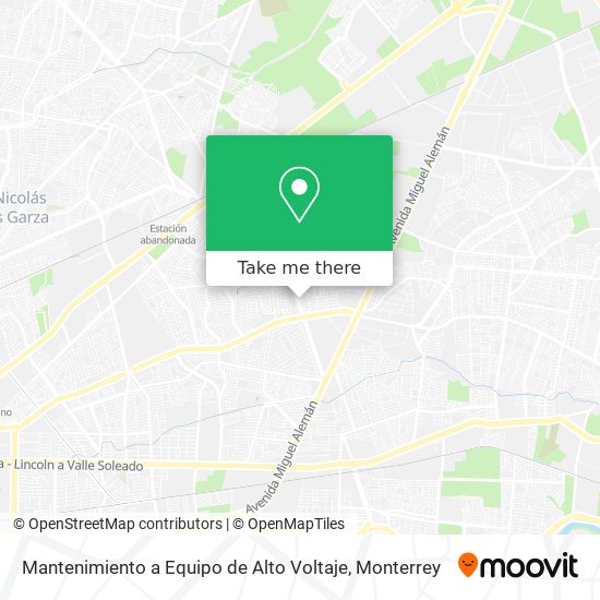 Mantenimiento a Equipo de Alto Voltaje map