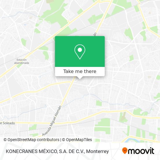 KONECRANES MÉXICO, S.A. DE C.V. map