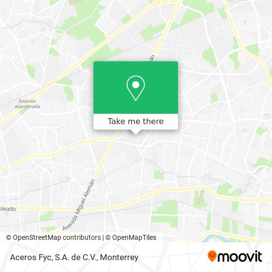 Aceros Fyc, S.A. de C.V. map