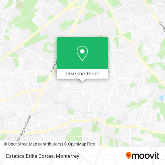 Estetica Erika Cortes map
