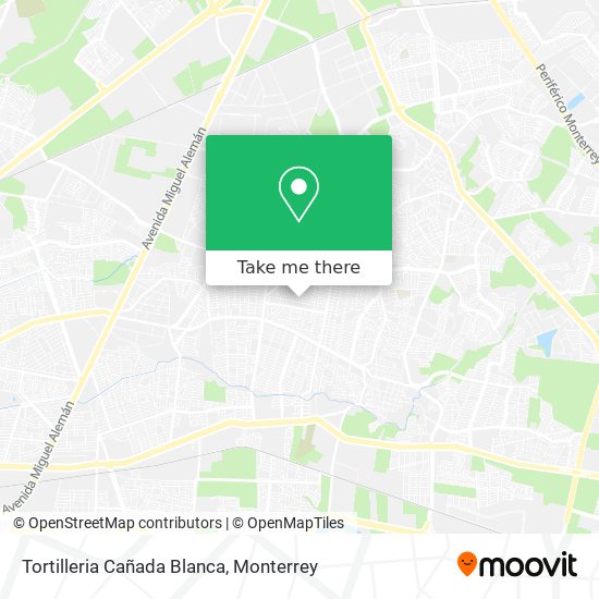 Tortilleria Cañada Blanca map