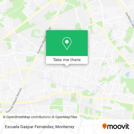 Escuela Gaspar Fernández map