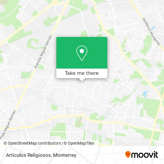 Mapa de Articulos Religiosos