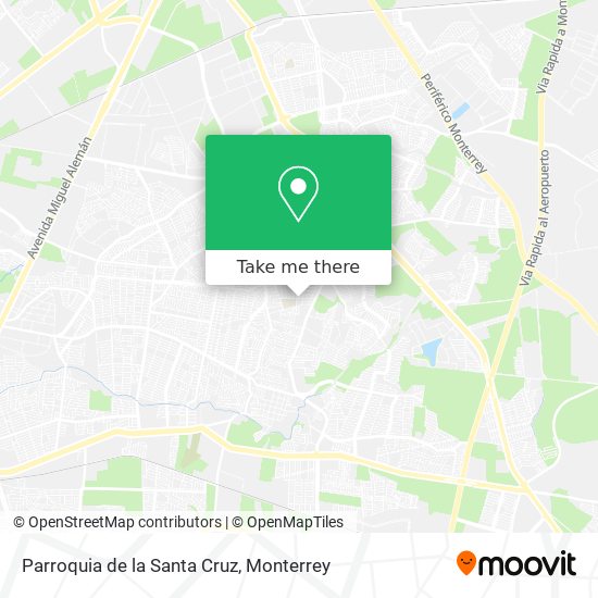 Mapa de Parroquia de la Santa Cruz