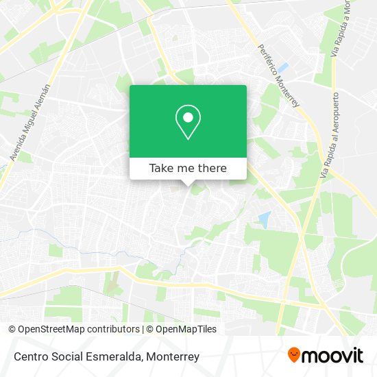 Centro Social Esmeralda map