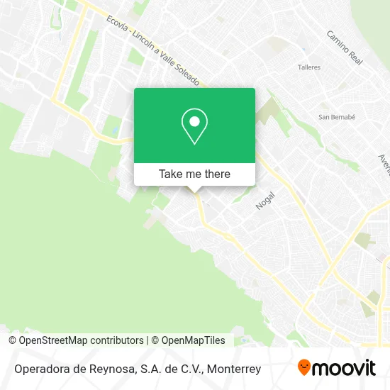 Operadora de Reynosa, S.A. de C.V. map