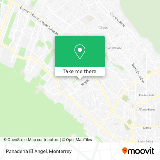 Panadería El Ángel map