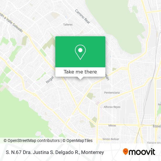 Mapa de S. N.67 Dra. Justina S. Delgado R.