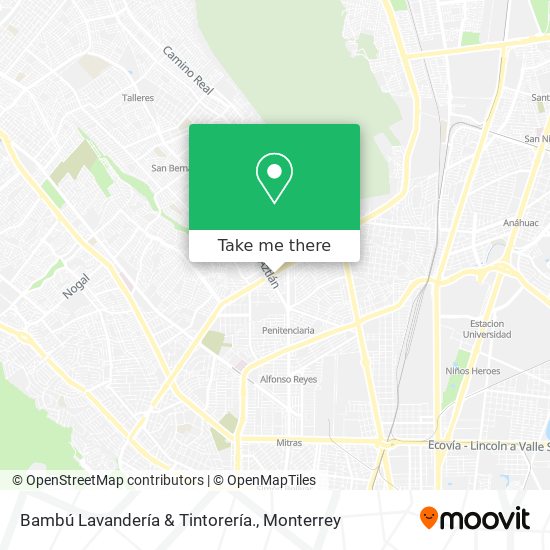 Bambú Lavandería & Tintorería. map