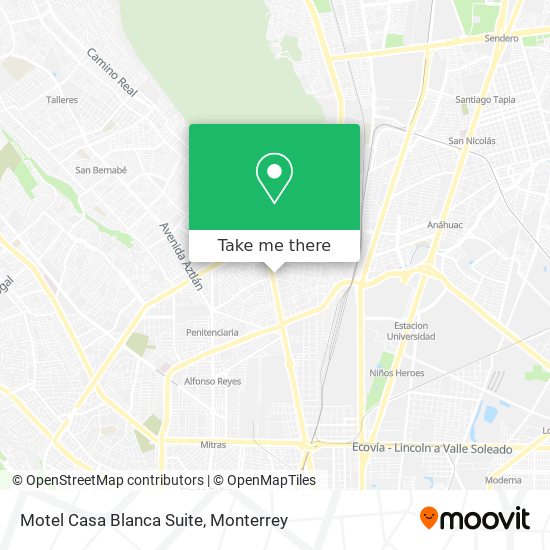 Motel Casa Blanca Suite map