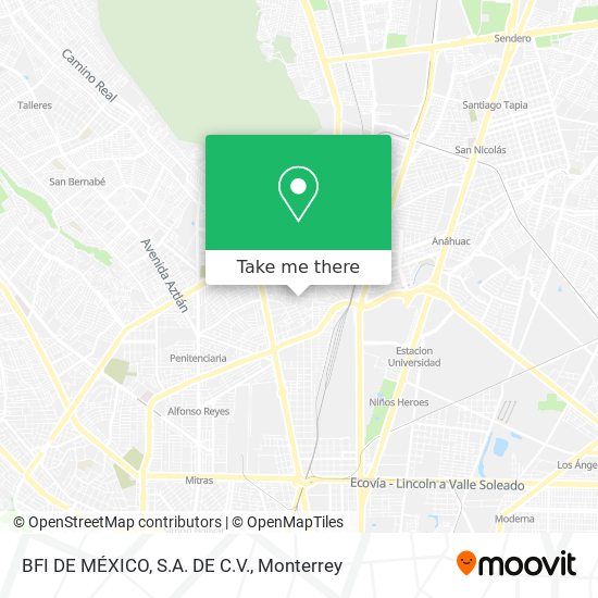 Mapa de BFI DE MÉXICO, S.A. DE C.V.