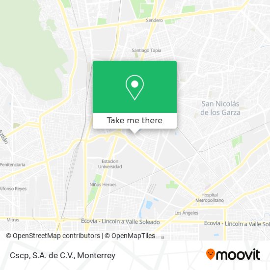 Mapa de Cscp, S.A. de C.V.