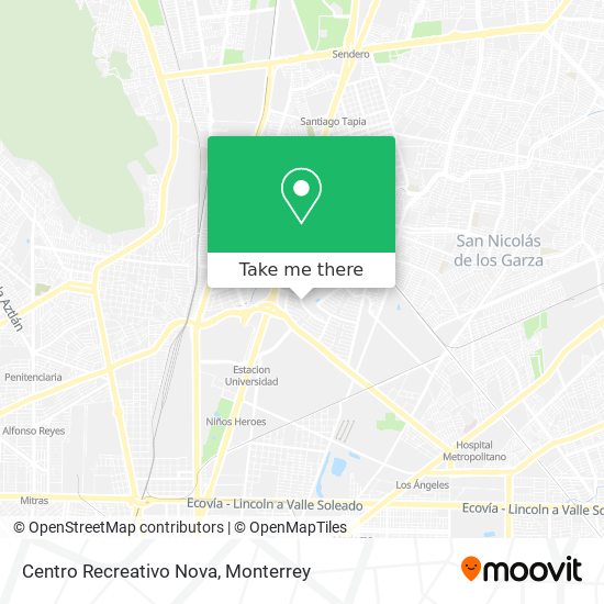 Centro Recreativo Nova map