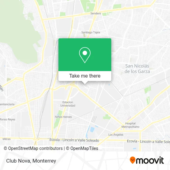 Club Nova map