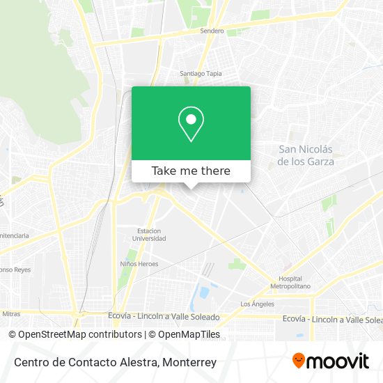 Centro de Contacto Alestra map