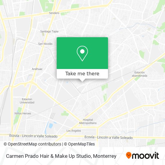 Carmen Prado Hair & Make Up Studio map