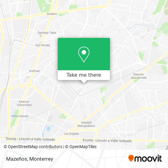 Mapa de Mazeños