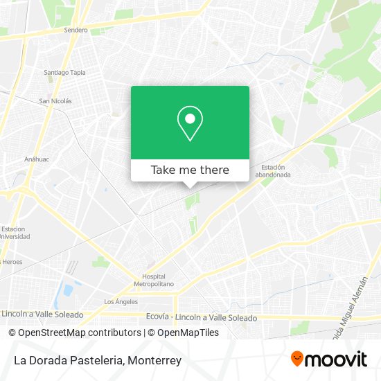 La Dorada Pasteleria map