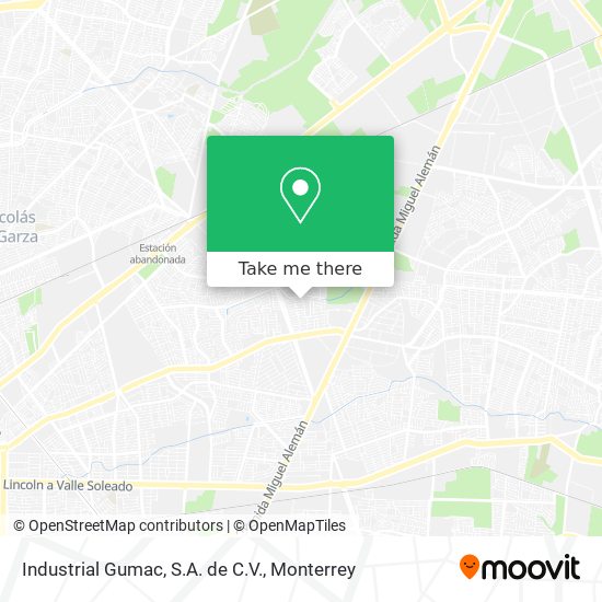 Industrial Gumac, S.A. de C.V. map