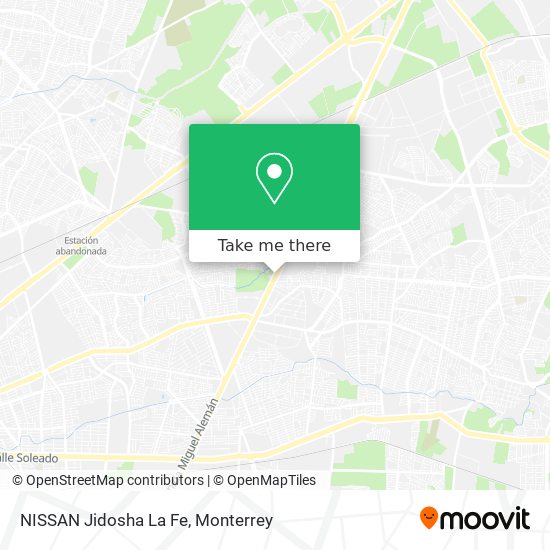 Mapa de NISSAN Jidosha La Fe