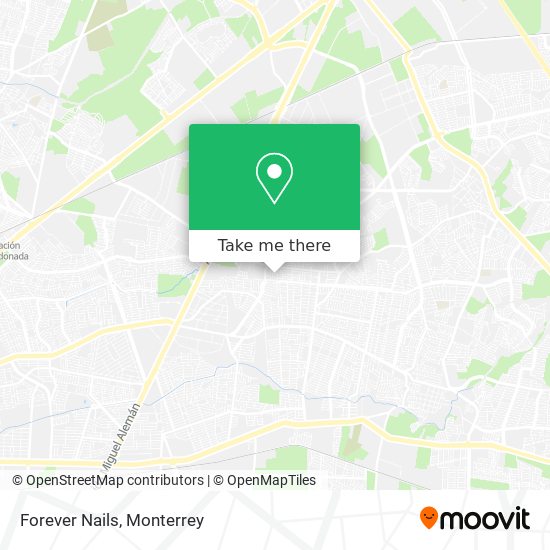 Mapa de Forever Nails