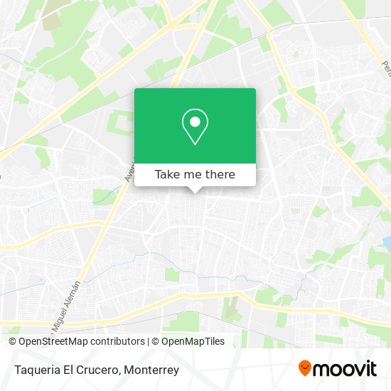Mapa de Taqueria El Crucero