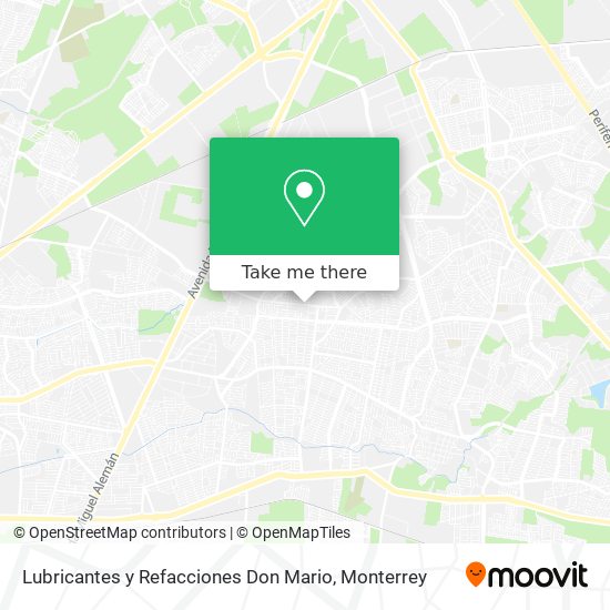 Lubricantes y Refacciones Don Mario map