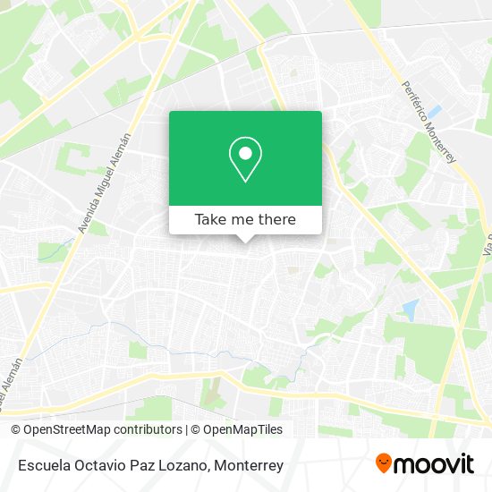 Escuela Octavio Paz Lozano map