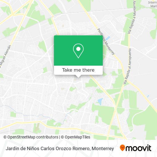 Jardin de Niños Carlos Orozco Romero map