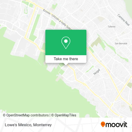 Lowe's Mexico map