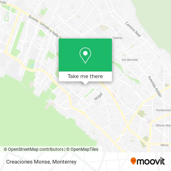 Mapa de Creaciones Monse