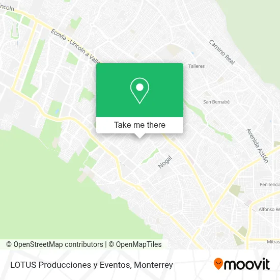 LOTUS Producciones y Eventos map