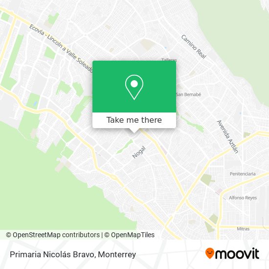 Mapa de Primaria Nicolás Bravo