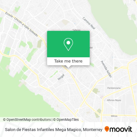 Salon de Fiestas Infantiles Mega Magico map