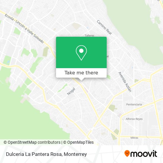 Dulceria La Pantera Rosa map