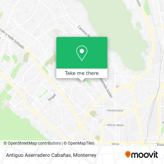 Antiguo Aserradero Cabañas map
