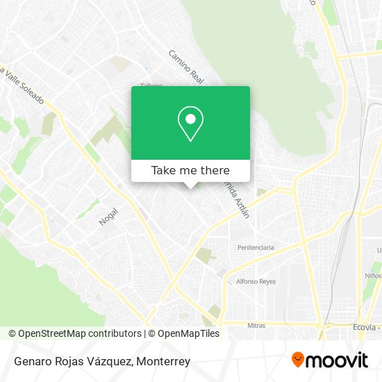 Genaro Rojas Vázquez map